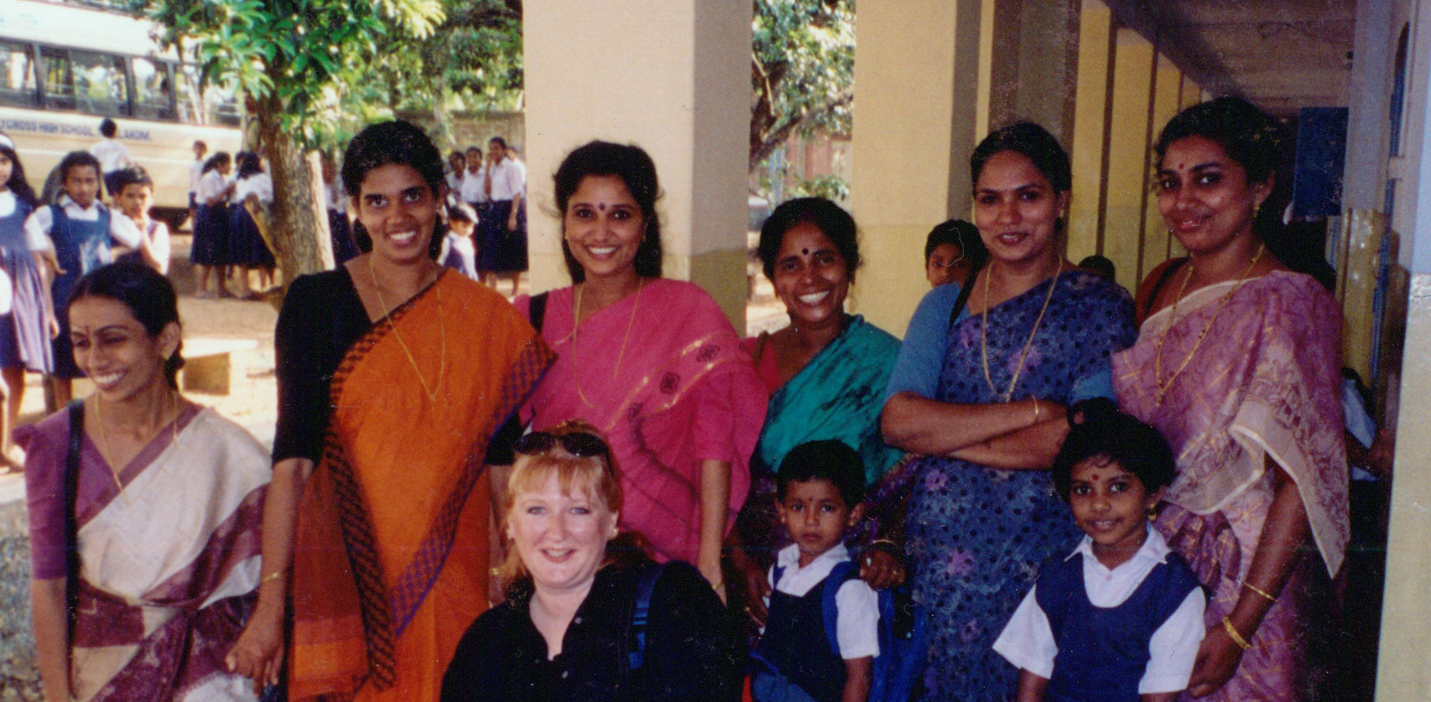 Staff at Holy Cross School - TRAVELS WITH MARYANNE